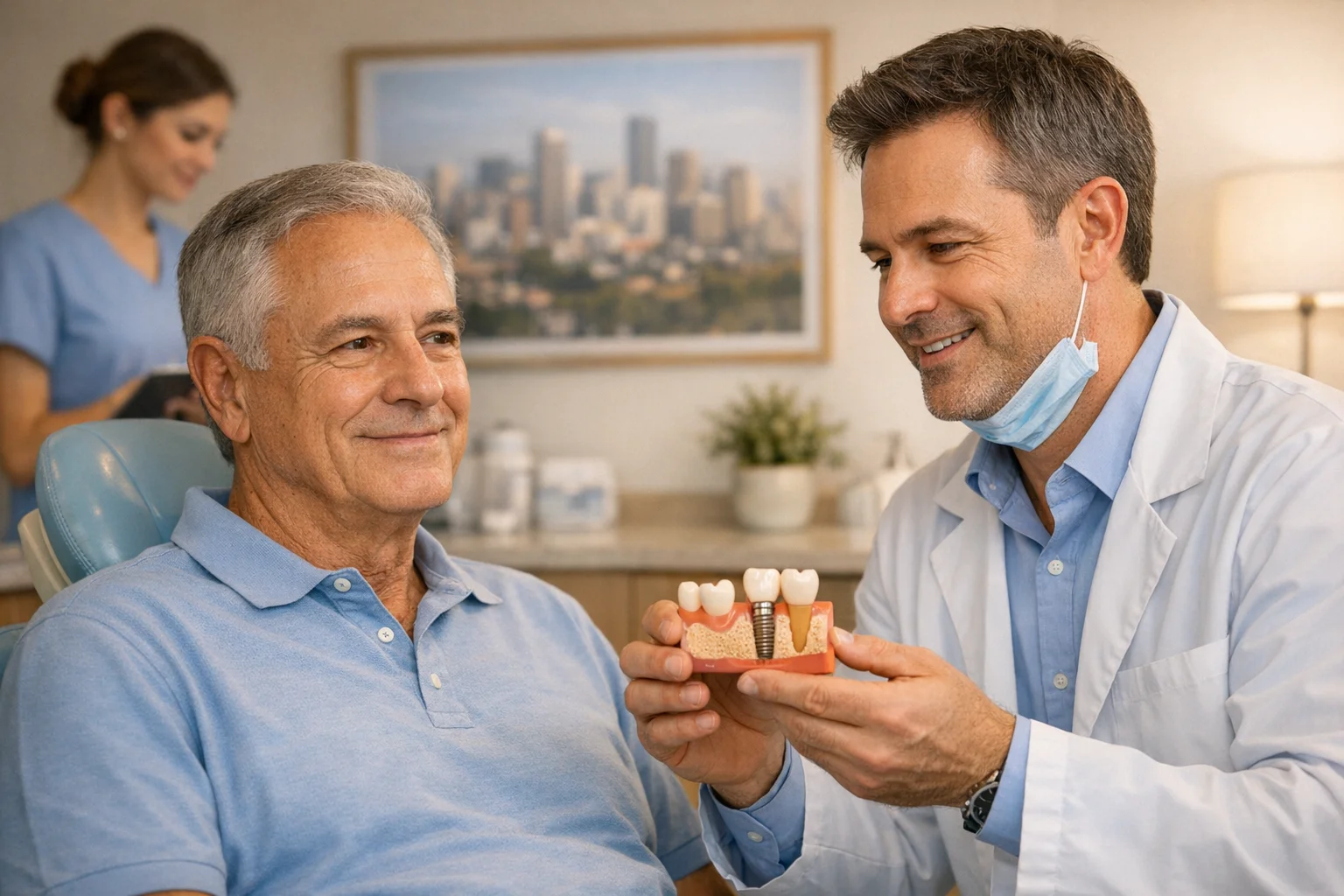 como perder o medo de ir ao dentista para fazer implantes dentários