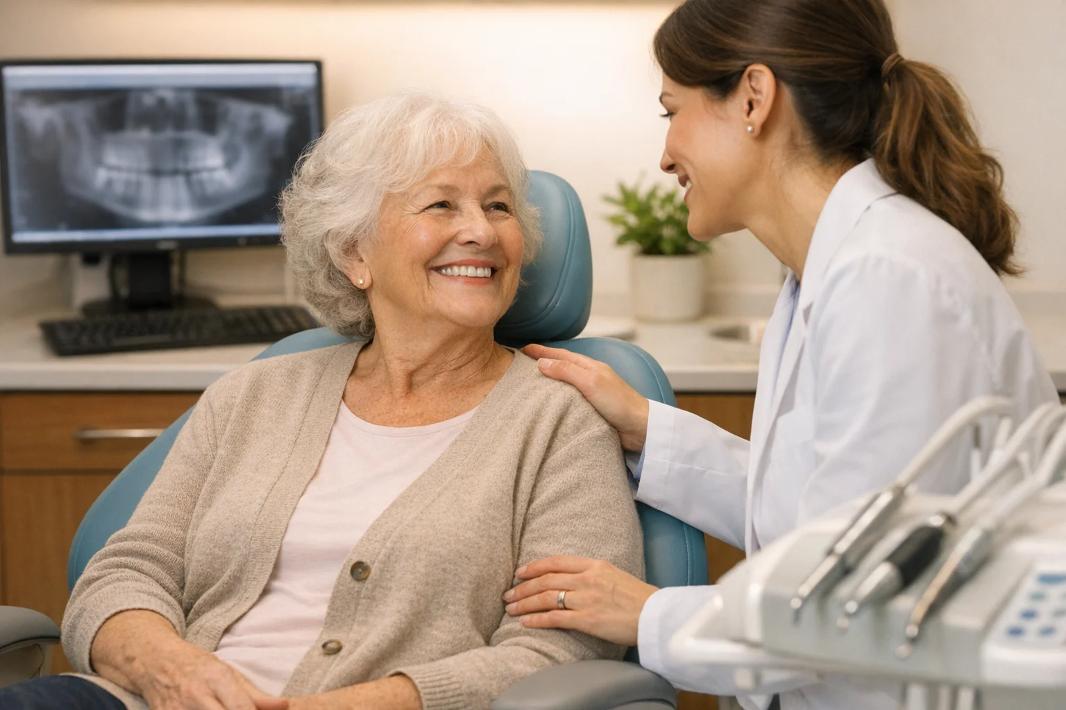 implante dentário em idosos riscos benefícios cuidados pós-operatórios