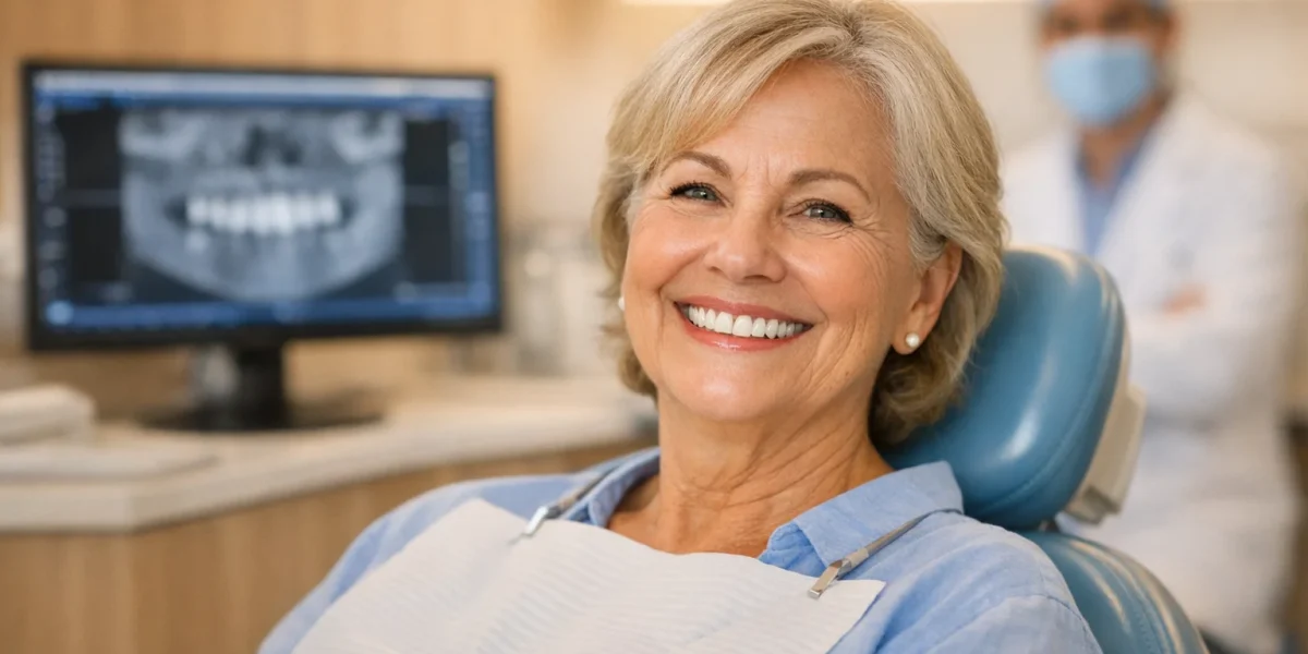 dentes fixos sobre implantes para recuperar sorriso e mastigação