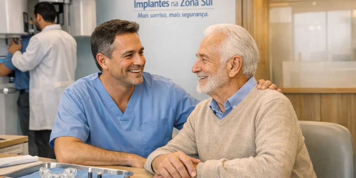 melhor dentista para implantes dentários na Zona Sul de São Paulo